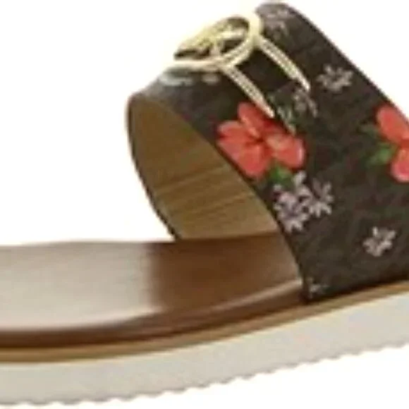 Michael Kors "Tracee" Sandal - BROWN - 7M - Picture 9 of 13